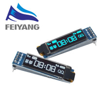 Load image into Gallery viewer, 1pcs 0.91 inch OLED module 0.91" white/blue OLED 128X32 OLED LCD LED Display Module 0.91" IIC Communicate for ardunio