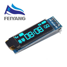 Load image into Gallery viewer, 1pcs 0.91 inch OLED module 0.91" white/blue OLED 128X32 OLED LCD LED Display Module 0.91" IIC Communicate for ardunio