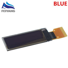 Load image into Gallery viewer, 1pcs 0.91 inch OLED module 0.91" white/blue OLED 128X32 OLED LCD LED Display Module 0.91" IIC Communicate for ardunio
